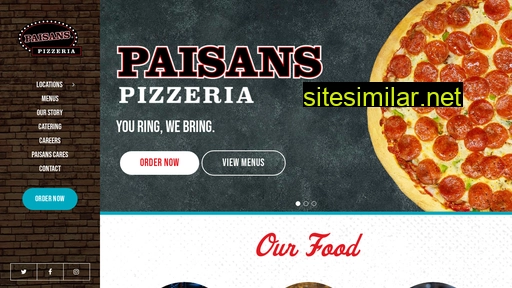 paisanspizza.com alternative sites