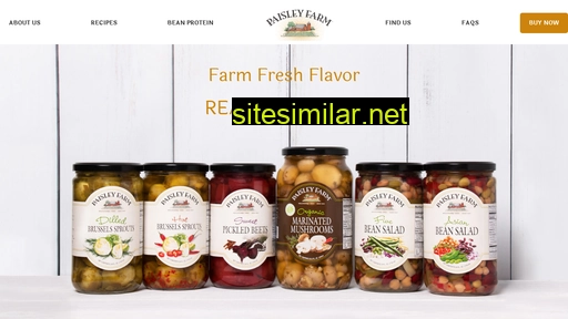 paisleyfarmfoods.com alternative sites