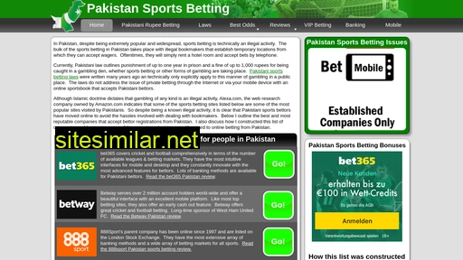 pakistansportsbetting.com alternative sites