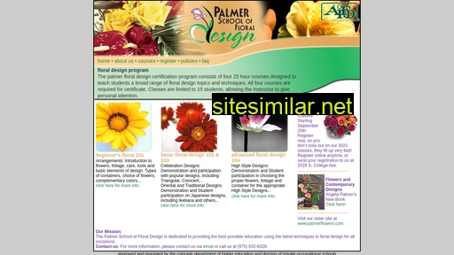 palmerschooloffloraldesign.com alternative sites