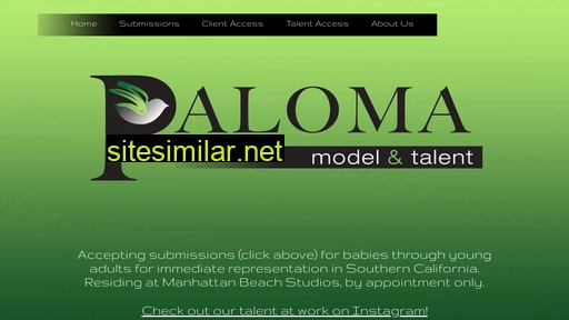 palomamodelandtalent.com alternative sites