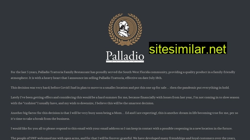 palladiotrattoria.com alternative sites