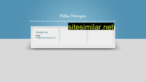 pallasnitrogen.com alternative sites