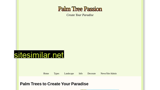palmtreepassion.com alternative sites