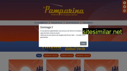 pamparinalefestival.com alternative sites