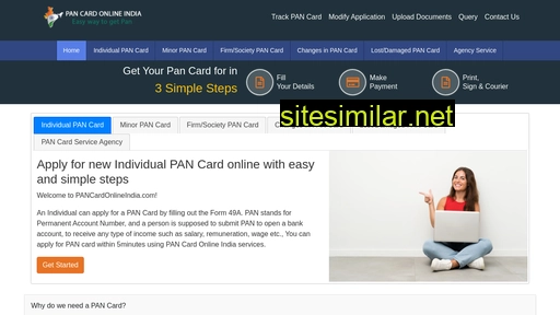 pancardonlineindia.com alternative sites