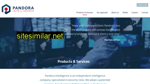 Pandoraintelligence similar sites