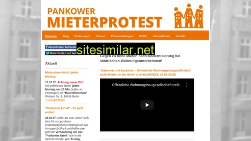 pankowermieterprotest.jimdofree.com alternative sites