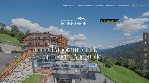 panoramahotel-huberhof.com alternative sites