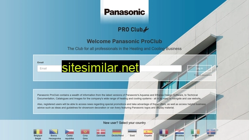 Panasonicproclub similar sites