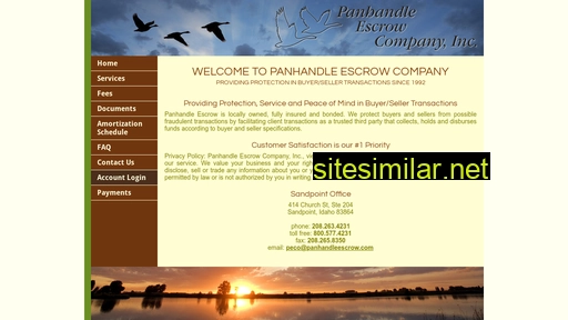 panhandleescrow.com alternative sites