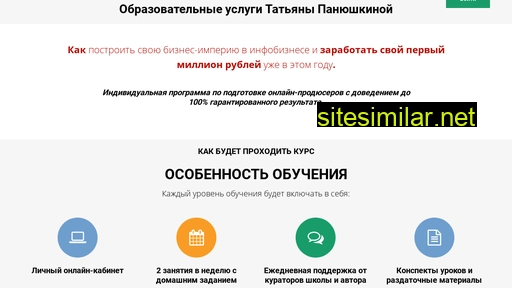 Panyushkina similar sites