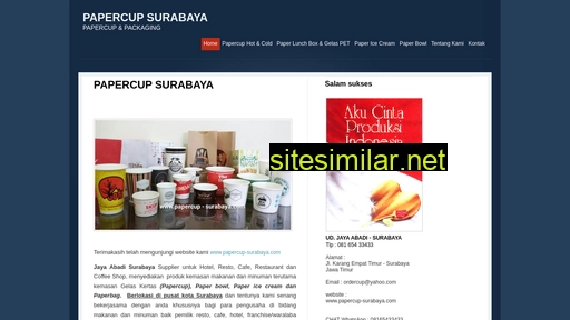 Papercup-surabaya similar sites