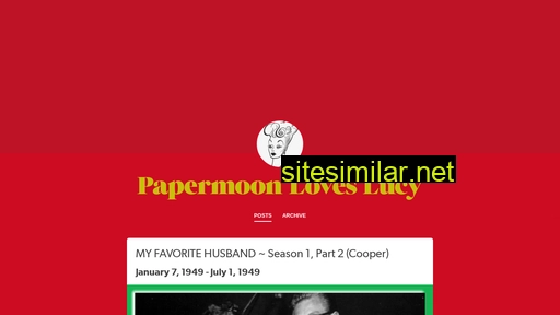 papermoonloveslucy.tumblr.com alternative sites