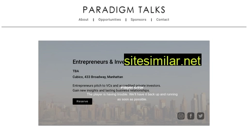 paradigmtalks.com alternative sites