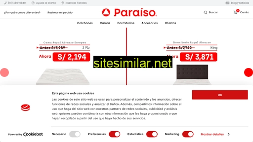 paraiso-peru.com alternative sites