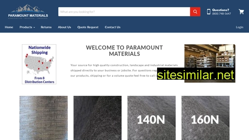 paramountmaterials.com alternative sites