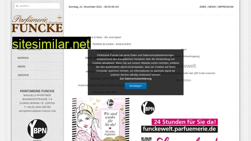parfuemerie-funcke.com alternative sites