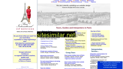 paris-tours-guides.com alternative sites