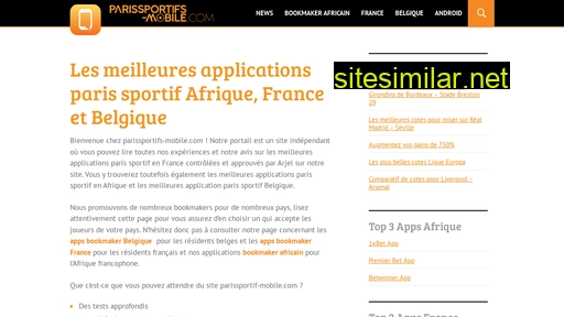 Parissportifs-mobile similar sites