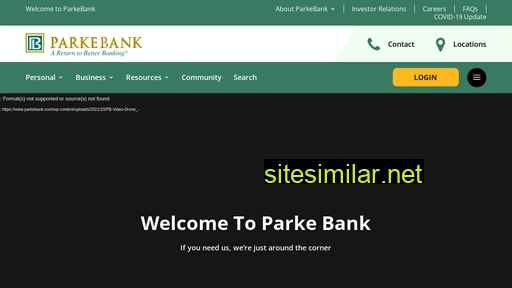 parkebank.com alternative sites