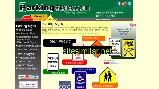 parkingsigns.com alternative sites