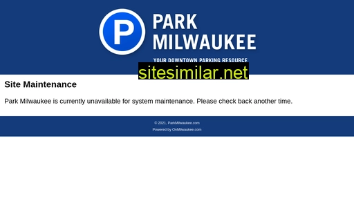 parkmilwaukee.com alternative sites