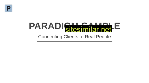 paradigmsample.com alternative sites