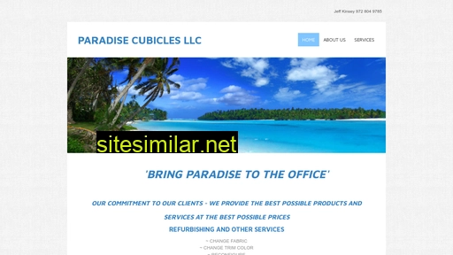 Paradisecubicles similar sites