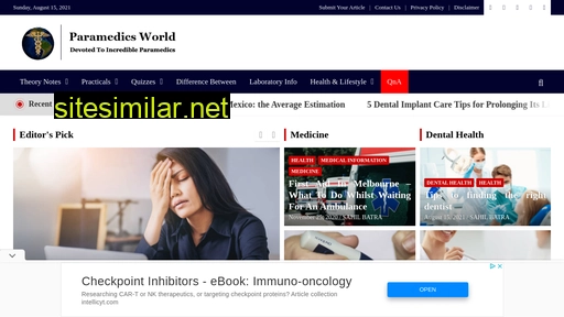 Paramedicsworld similar sites