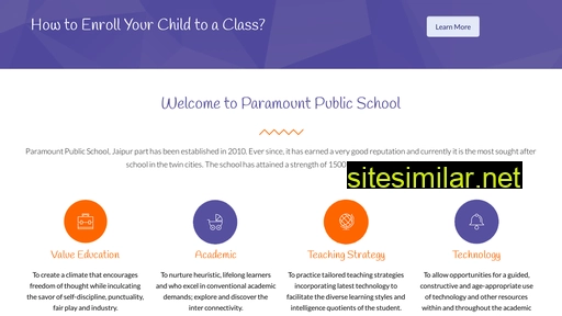 paramountschooljaipur.com alternative sites