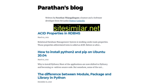 parathan.com alternative sites
