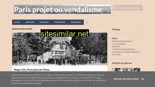 Paris-projet-vandalisme similar sites