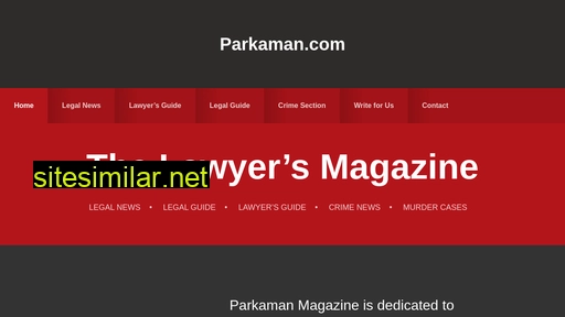 parkaman.com alternative sites