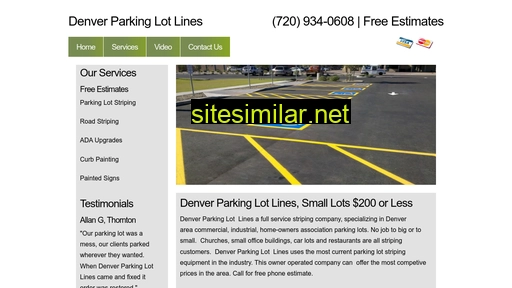 parkinglotlinesdenver.com alternative sites
