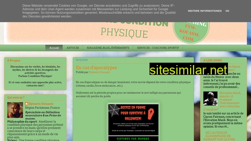 parlonsconditionphysique.blogspot.com alternative sites