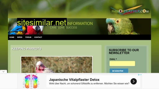 parrotfeather.com alternative sites