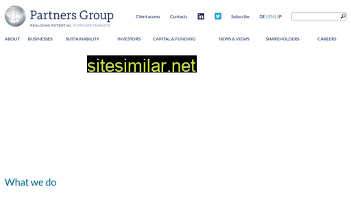 Partnersgroup similar sites