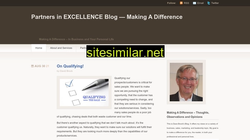 Partnersinexcellenceblog similar sites