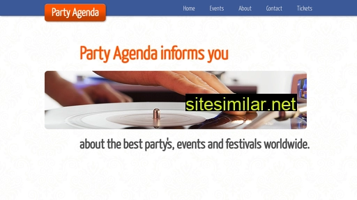 Party-agenda similar sites
