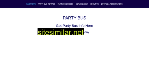 Partybus4us similar sites