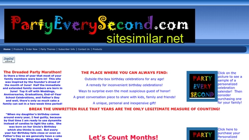 partyeverysecond.com alternative sites