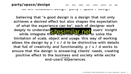 Partyspacedesign similar sites