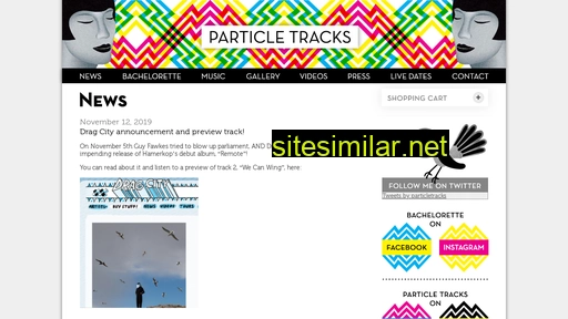 Particletracks similar sites