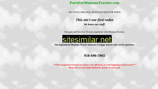 Partsformontanatractors similar sites
