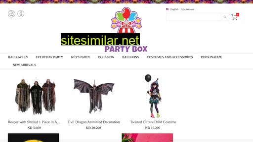 partyboxkuwait.com alternative sites