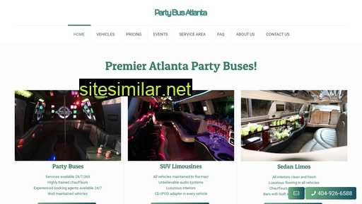 Partybusatlanta similar sites
