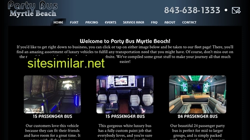 partybusmyrtlebeach.com alternative sites