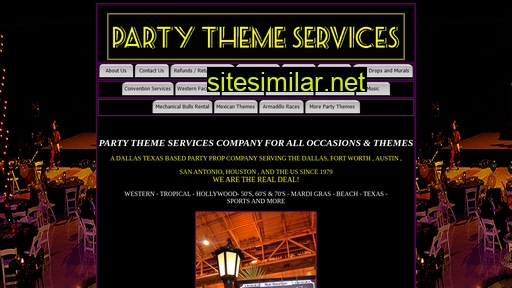 Partythemeservices similar sites
