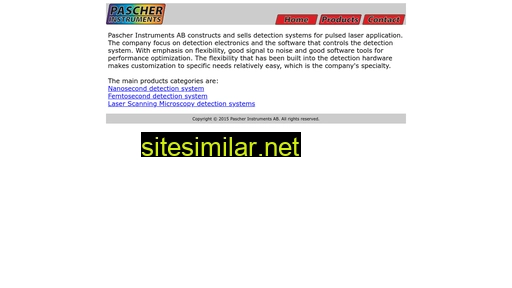 pascherinstruments.com alternative sites